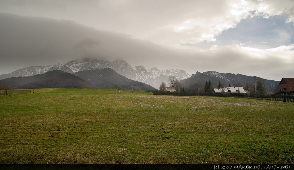 Tatry z Zakopanego
