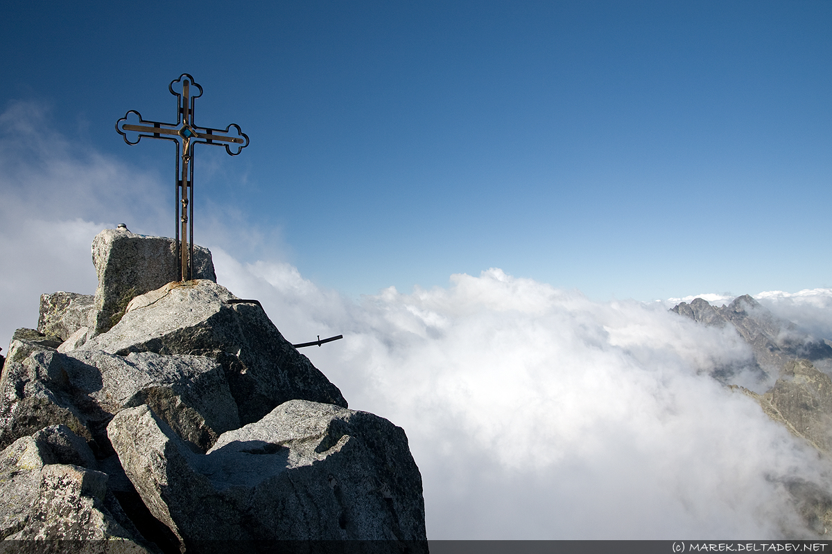 Szczyt ostatniego z czternastki, najwyższego, Gerlacha