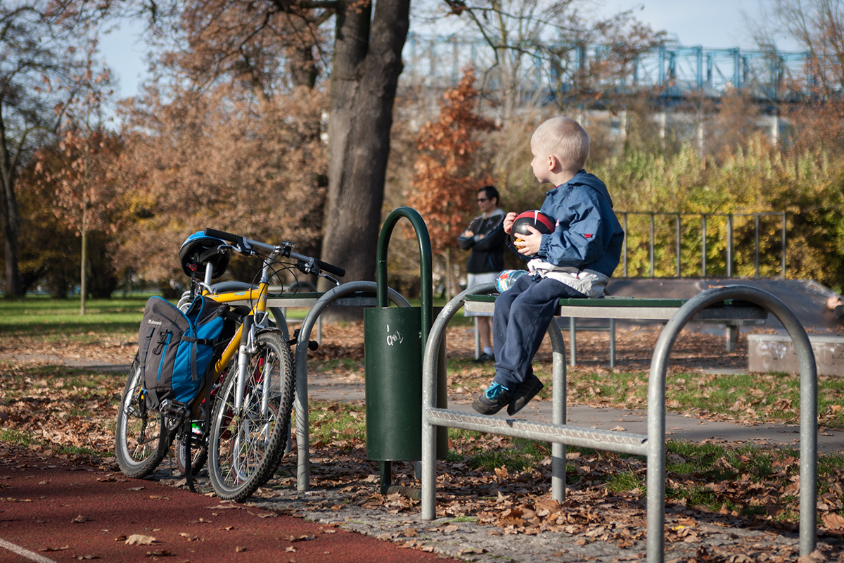 Park Jordana i klasyczny postój na 10 min grania w piłę